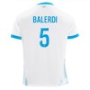 Maglia ufficiale Olympique de Marseille Balerdi 5 Casa 2024-25 per Bambino